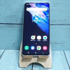 au Galaxy S21 5G SCG09 ファントムホワイト 本体 白ロム SIMロック解除済み SIMフリー 527485