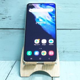 au Galaxy S21 5G SCG09 ファントムホワイト 本体 白ロム SIMロック解除済み SIMフリー 美品 956635