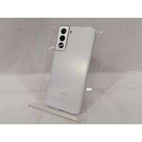 【中古】SAMSUNG au 【SIMロック解除済み】 Galaxy S21 5G ファントムホワイト 8GB 256GB SCG09【大阪本店】保証期間１ヶ月【ランクA】