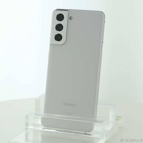 〔中古〕SAMSUNG(サムスン) Galaxy S21 5G 256GB ファントムホワイト SCG09 auロック解除SIMフリー〔349-ud〕