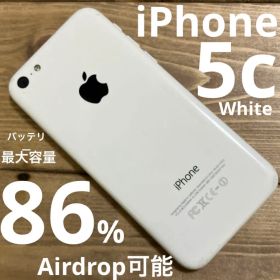 iPhone 5c ME541J/A 16GB ホワイトAirDrop 可能