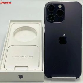 【中古】iPhone14 Pro Max 128GB ディープパープル MQ993J/A AU版SIMフリー