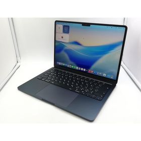 【中古】Apple MacBook Air 13インチ M3(CPU:8C/GPU:8C) 8GB/256GB ミッドナイト MRXV3J/A (13インチ, M3, 2024)【大宮東口】保証期間１ヶ月【ランクB】