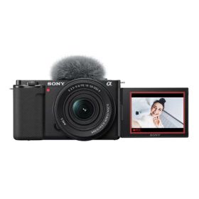 【10％OFF★3/20 20:00〜3/26 1:59】 ミラーレス 一眼 カメラ パワーズームレンズキット VLOGCAM ブラック ソニー ZV-E10K B