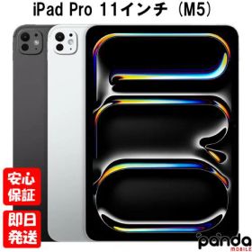 【20日20時からポイントUP! お買い物マラソン】新品未開封品【Nランク】iPad Pro (M5) 11インチ Wi-Fi 512GB (標準ガラス搭載) 2025年秋モデル スペースブラック MDWM4J/A シルバー MDWN4J/A Apple M5チップ A3357