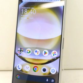白ロム docomo SIMフリー SHARP AQUOS R8 256GB Android16 クリーム SH-52D 初期化済 【m030237】【中古】【K20260319】