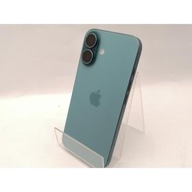 【中古】Apple 国内版 【SIMフリー】 iPhone 16 256GB ティール MYE13J/A【神保町】保証期間１ヶ月【ランクB】