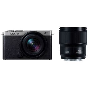 パナソニック Panasonic LUMIX S9 広角ズームレンズ・単焦点レンズキット ミラーレス一眼カメラ ［ズームレンズ＋単焦点レンズ］ ダークシルバー DC-S9W-S