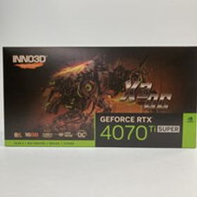 中古 Inno3D GeForce RTX 4070 Ti SUPER X3 OC N407TS3-166XX-186158N（RTX4070Ti SUPER 16GB） 3480038692 状態： Bランク