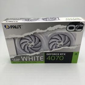 中古 Palit NE64070S19K9-1048L(RTX4070 WHITE OC GDR6) 4580001941 状態： Bランク