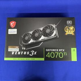 中古 MSI GeForce RTX 4070 Ti VENTUS 3X 12G OC (RTX4070Ti 12GB) 154205 状態： Bランク