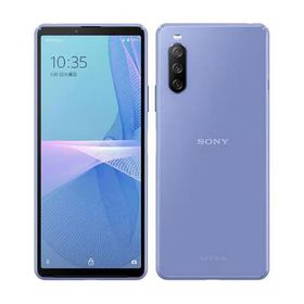 【整備済み品】 SONY ソニー Xperia 10 III ブルー SIMフリー スマートフォン SIMロック無し 6GB/128GB 6インチ 有機ELディスプレイ 180日保証