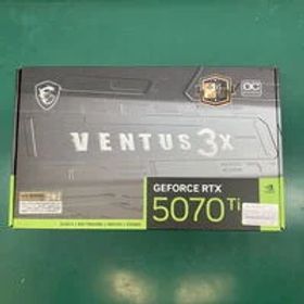 中古 MSI GeForce RTX 5070 Ti 16G VENTUS 3X OC (RTX5070Ti 16G) 176551 状態： Bランク