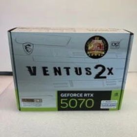 中古 MSI GeForce RTX 5070 12G VENTUS 2X OC WHITE (RTX5070 12GB) 3180006578 状態： Bランク