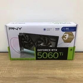 中古 PNY GeForce RTX 5060 Ti 16GB Overclocked Dual Fan 4990001288 状態： Aランク