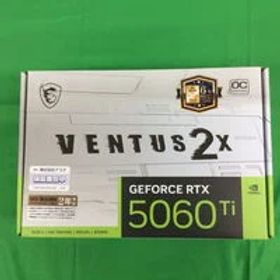 中古 MSI GeForce RTX5060Ti 16G VENTUS 2X OC WHITE PLUS (RTX5060Ti 16GB) 188951 状態： Sランク