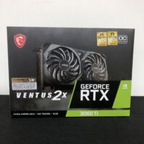 中古 【LHR版】MSI GeForce RTX 3060 Ti VENTUS 2X OC (RTX3060Ti 8GB) 5110001313 状態： Cランク