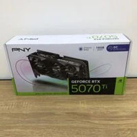 中古 PNY GeForce RTX 5070 Ti 16GB Overclocked Triple Fan 4990001289 状態： Aランク