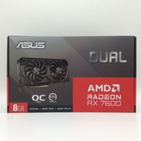 中古 ASUS DUAL-RX7600-O8G-EVO (RX7600 8G) 3120023736 状態： Aランク
