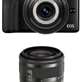 【中古】Canon ミラーレス一眼カメラ EOS M3(ブラック)・クリエイティブマクロ ダブルレンズキット EOSM3BK-CMWLK当店保証30日間 人気モデル 高画質 売れ筋