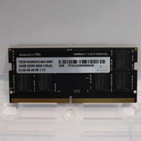 中古 PC5-44800 16GB ノート用(DDR5-5600) 178698 状態： Bランク