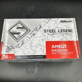 中古 ASRock RX7800XT SL 16GO RX7800XT Steel Legend OC (RX7800XT 16GB) 162734 状態： Bランク