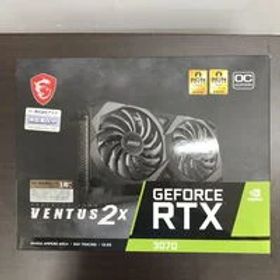 中古 MSI GeForce RTX 3070 VENTUS 2X 8G OC LHR（RTX3070 8GB） 3480038717 状態： Bランク