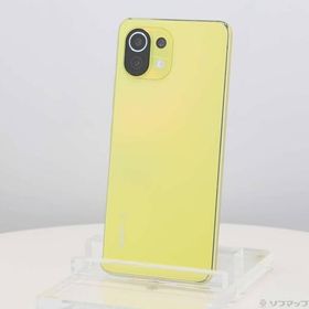 〔中古〕Xiaomi(シャオミ) Mi 11 Lite 5G 128GB シトラスイエロー M2101K9R SIMフリー〔349-ud〕