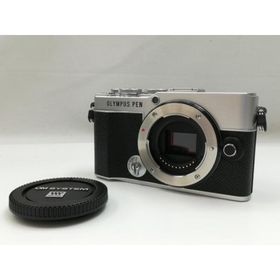 【中古】OM SYSTEM OLYMPUS PEN E-P7 EZダブルズームキット シルバー【神戸】保証期間１ヶ月【ランクA】