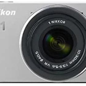 【中古】Nikon ミラーレス一眼カメラ Nikon 1 (ニコンワン) J1 (ジェイワン) 標準ズームレンズキット シルバーN1 J1HLK SL