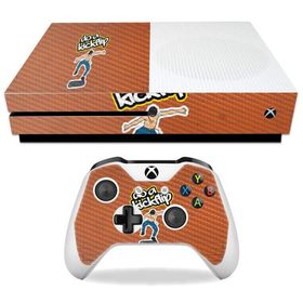 MightySkins Carbon Fiber Skin for Microsoft Xbox One S - Kickflip | Protective, Durable Textured Carbon Fiber Finish | Easy to Apply, Remove, and Chan