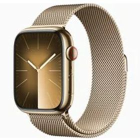 ★アップル / APPLE Apple Watch Series 9 GPS+Cellularモデル 45mm MRMU3J/A [ゴールドミラネーゼループ]【スマートウォッチ・ウェアラブル端末】【送料無料】