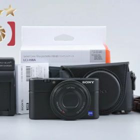 【中古】SONY ソニー Cyber-Shot DSC-RX100 ブラック デジタルスチルカメラ 元箱付き 多言語対応