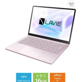 ノートパソコン 新品 NEC LAVIE SOL S1355/JAP PC-S1355JAP 13.3インチ Core i5 1335U SSD256GB メモリ16GB Windows 11 Office 2024搭載 顔認証 タッチパネル Webカメラ 日本語キーボード フェアリーパープル
