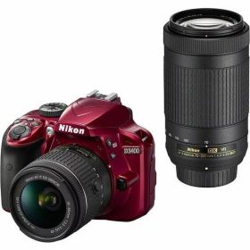 【中古】 ニコン Nikon D3400 ダブルズームキット レッド D3400WZRD 当店保証30日間 人気 ミラーレス 一眼レフ 交換レンズ カメラ