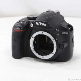 【中古】Nikon(ニコン) 期間特価対象品 NIKON D3400 ボディ ブラック 【368-ud】