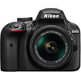 【中古】「非常に良い」Nikon デジタル一眼レフカメラ D3400 AF-P 18-55 VR レンズキット ブラック D3400LKBK