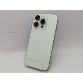 【中古】Apple docomo 【SIMフリー】 iPhone 15 Pro 512GB ホワイトチタニウム MTUJ3J/A【立川フロム中武】保証期間1ヶ月【ランクC】