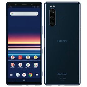 【中古】Bランク【やや傷や汚れあり】 SIMフリー SO-01M SONY Xperia 5 ブルー 利用制限—(白ロム) 送料無料