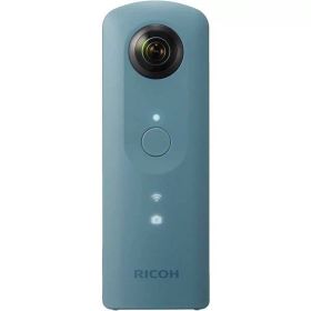 【中古】リコー RICOH 360度カメラ リコー RICOH THETA SC ブルー 全天球カメラ 910743当店保証30日間 人気モデル 高画質 売れ筋
