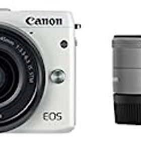 【中古】（非常に良い）Canon ミラーレス一眼カメラ EOS M3 ダブルレンズキット(ホワイト) EF-M15-45mm F3.5-6.3 IS STM EF-M22mm F2 STM 付属 EOSM3WH-WLK2