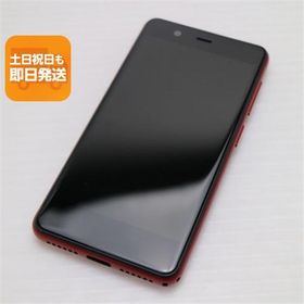 新品同様 Rakuten Mini クリムゾンレッド 即日発送 スマホ 白ロム 楽天 あすつく 土日祝発送OK