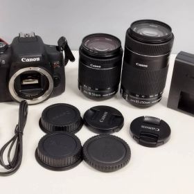 【良品】Canon EOS Kiss X8i/DS126571/ダブルズームキット/一眼レフ