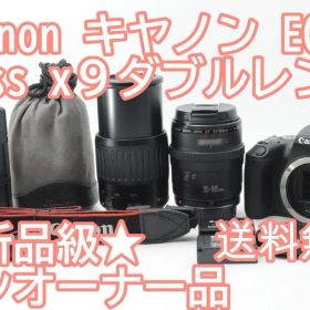 ▲新品級⑥▲新生活応援SALE▲ Canon EOS Kiss x9 ダブル