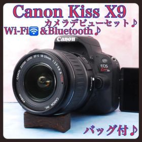 ✨Canon kiss X9✨スマホ転送OK✨一眼レフカメラ✨バッグ付！