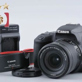 【中古】Canon キヤノン EOS Kiss X9 EF-S 18-55 IS STM レンズキット ブラック