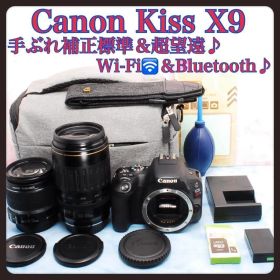 Canon kiss X9★手ぶれ補正標準＆超望遠★一眼レフカメラ★高性能