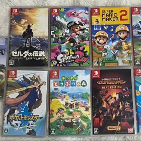 【人気作9点】Nintendo Switch ソフト/ポケモン/マイクラ/あつ森