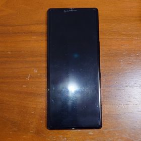 エクスペリア(Xperia)の【中古】XPERIA1（SO-03L）ブラック(スマートフォン本体)