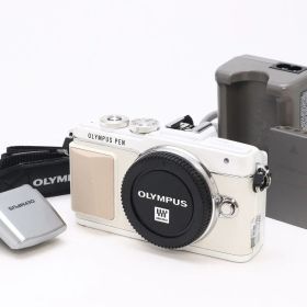 A- (美品) OLYMPUS オリンパス PEN Lite E-PL7 ボディ ホワイト シャッター数 1,920枚 初期不良返品対応 33-87